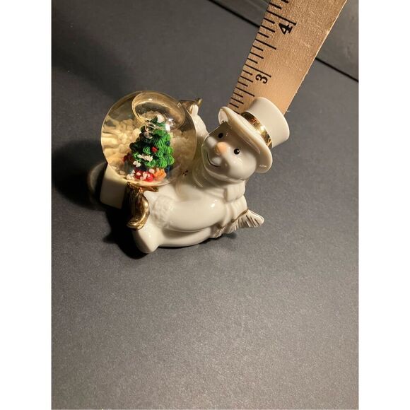 Lenox Sm Snowman Globe - Picture 9 of 10